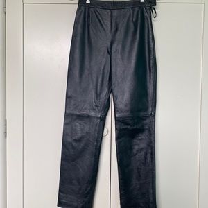 Leather pants